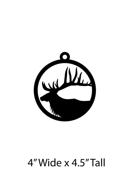 Caribou Christmas Ornament