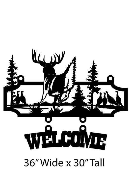 Whitetail Welcome Sign 3