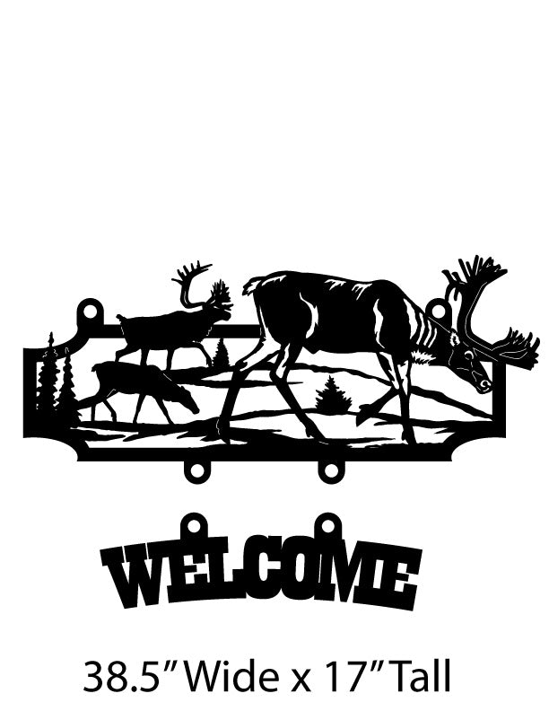 Caribou Welcome Sign 3