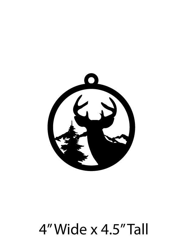 Buck Christmas Ornament