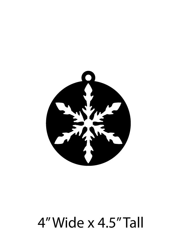 Snowflake Christmas Ornament