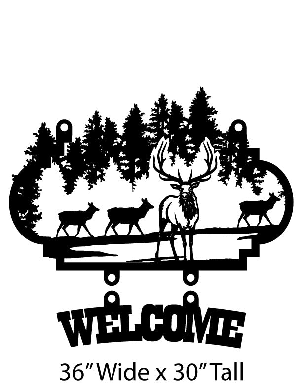 Elk Welcome Sign