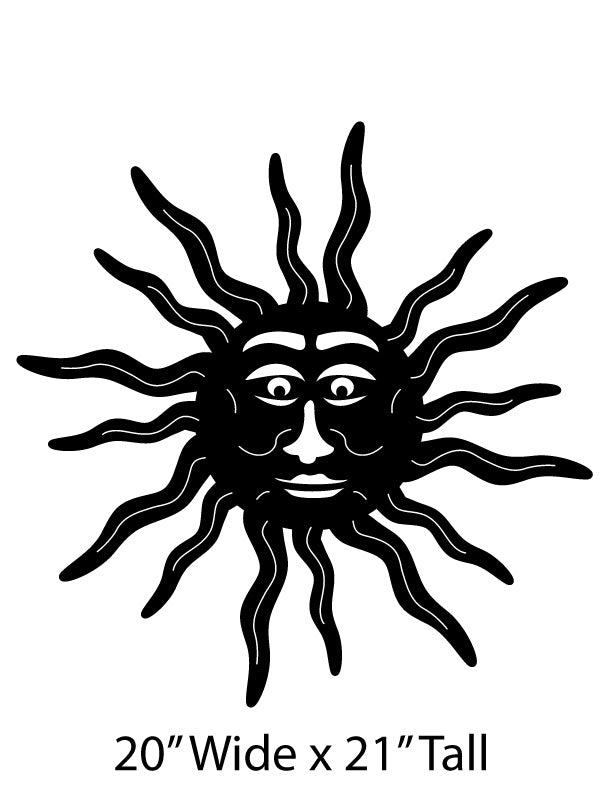 Sun Metal Art