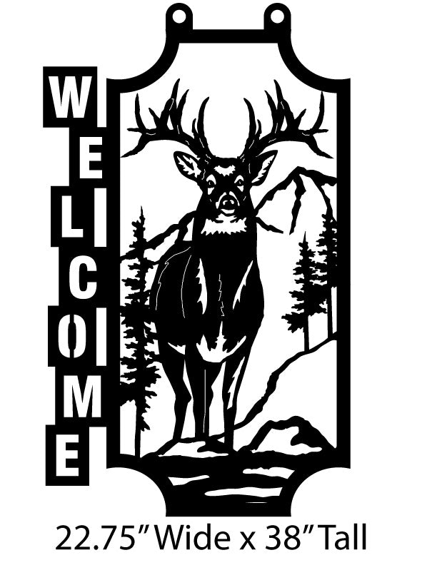 Whitetail Metal Sign 4